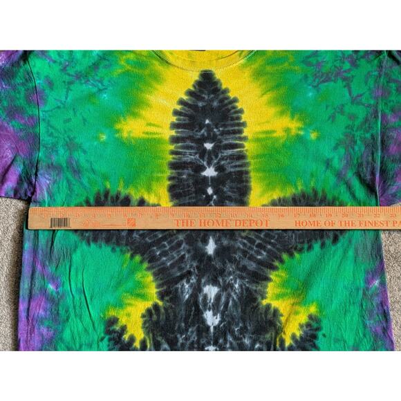 Tie Dye T-Shirt By Jammin Dyes, Fleur De Lis, NOLA, Deadhead - XL Made in USA - Picture 10 of 13